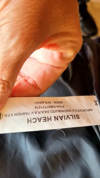 Piumino Silvian Heach nero trapuntato