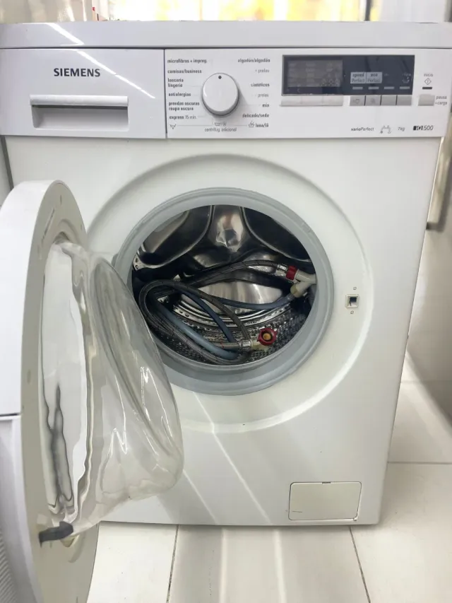 Nevera y Lavadora Blanca