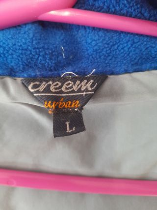 Cazadora de plumón azul/gris