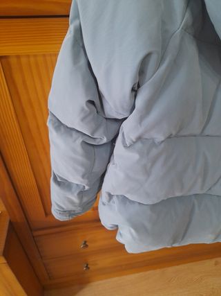 Cazadora de plumón azul/gris