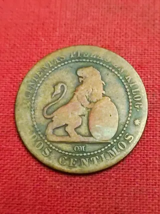 Moneda 10 Céntimos 1870 León