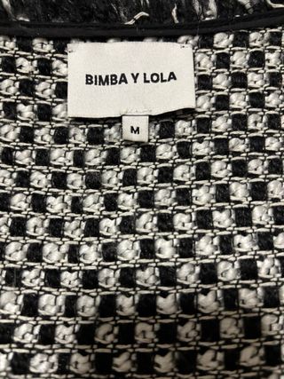 Chaqueta Bimba y Lola Negra y Blanca
