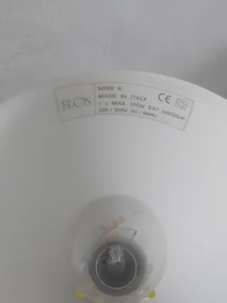 Lampada da tavolo gialla Flos