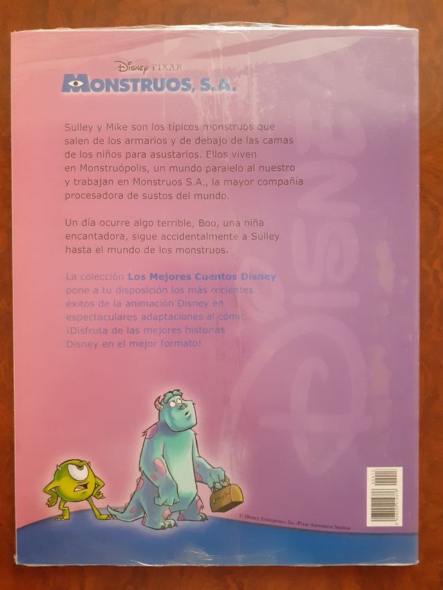Cuento Disney Monstruos SA
