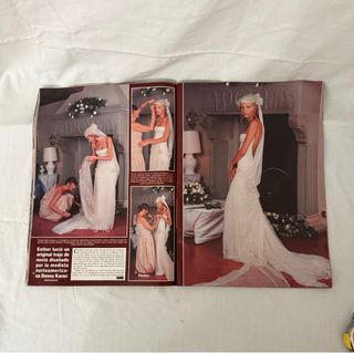 Revista HOLA año 1999. Boda Ester Cañadas