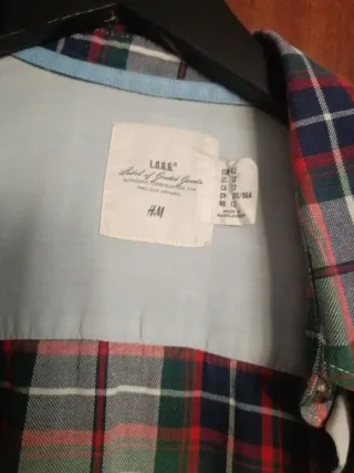 Camisa xadrez com flores Vendo as 2 6 euros