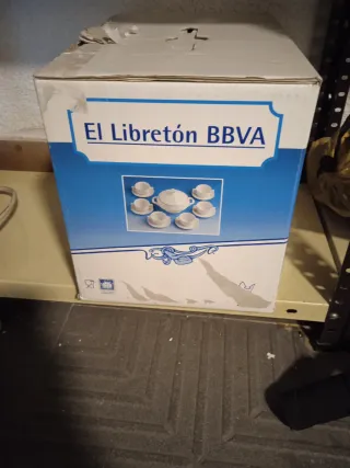 Juego Consomé Porcelana BBVA