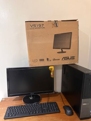 Ordenador PC Completo Dell Negro/Gris