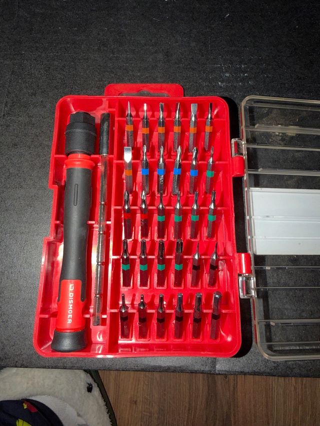 Destornillador de precisión con puntas