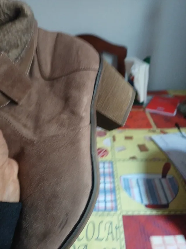 Botas de ante con forro de pelo