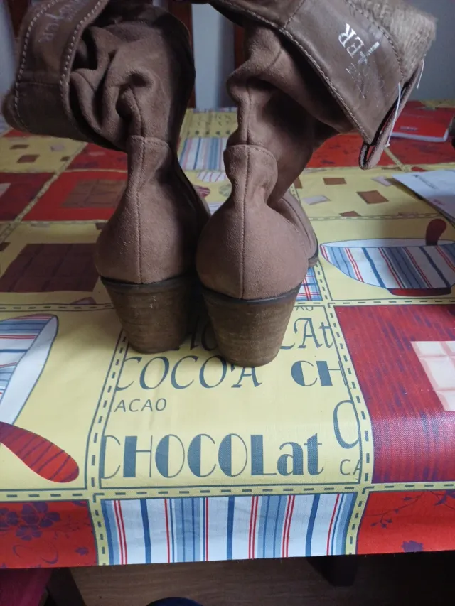 Botas de ante con forro de pelo