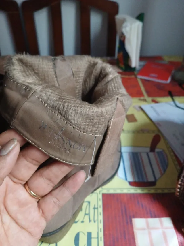 Botas de ante con forro de pelo