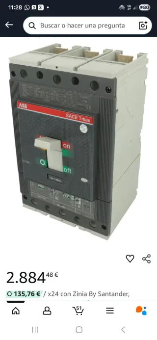 Interruptor ABB SACE Tmax 630A