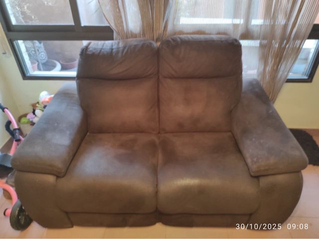 2 Sofás Eléctricos 2 Plazas Marrones