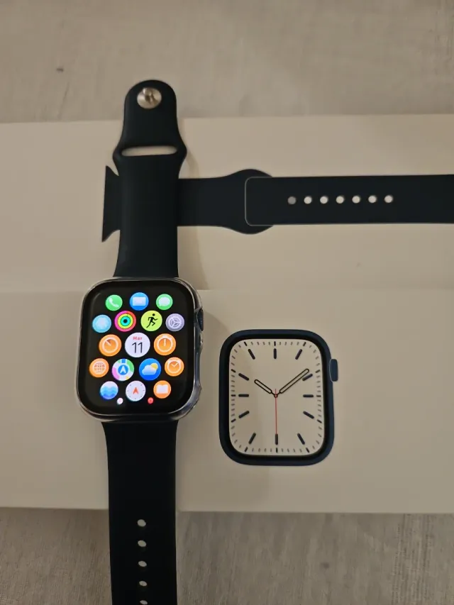 Apple Watch Serie 7 Azul 45mm Caja