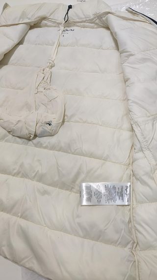 Plumífero Pepe Jeans Beige Talla S Nuevo