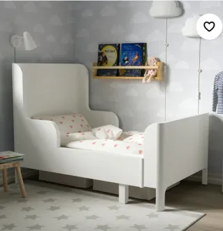 Cama extensible infantil IKEA Busunge + colchón