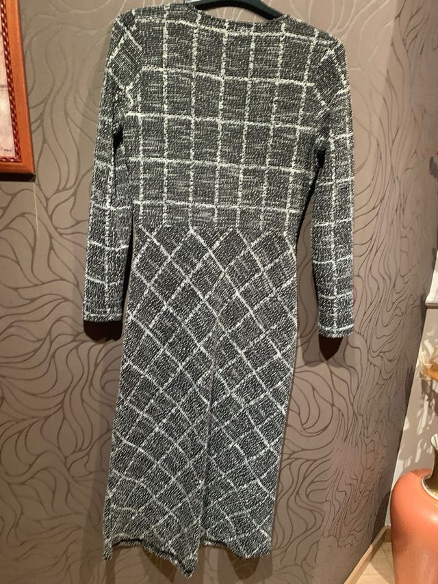 Vestido cuadros Mango a cuadros