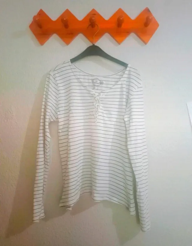 Camiseta de pijama a rayas