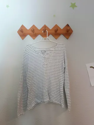 Camiseta de pijama a rayas