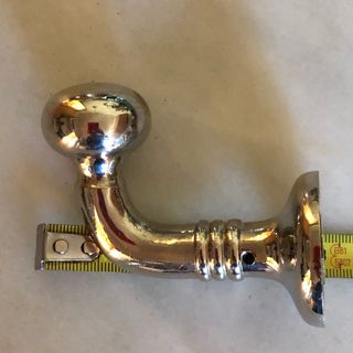 Colgador percha Vintage LATON Macizo Dorado