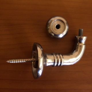 Colgador percha Vintage LATON Macizo Dorado