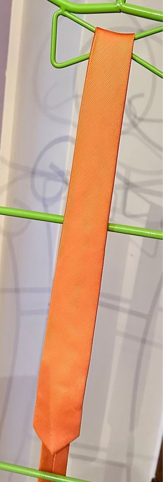 Cravatta slim arancione L.R. Style