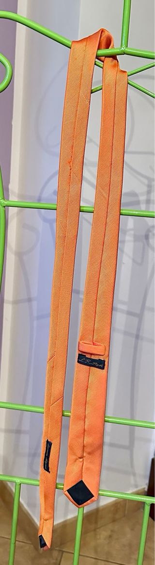 Cravatta slim arancione L.R. Style