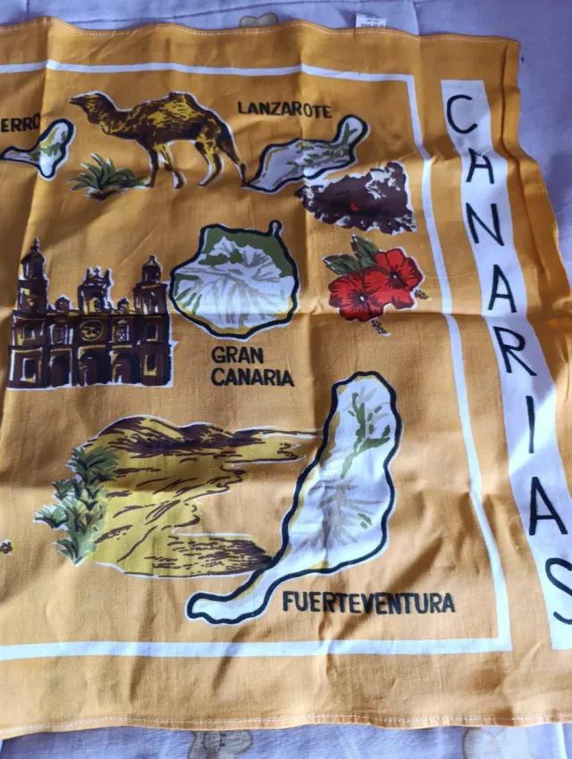 Straccio da cucina con ricordo delle Canarie