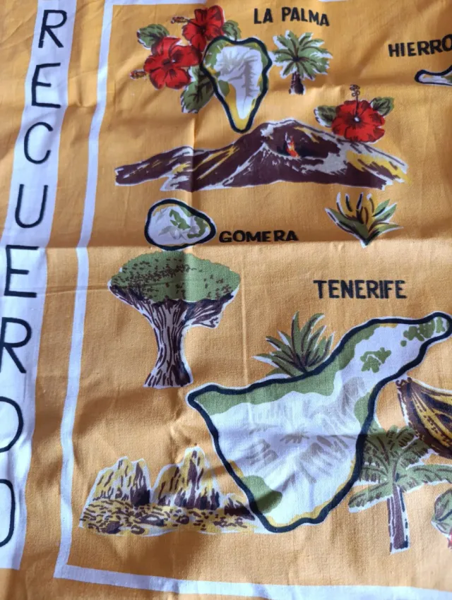 Straccio da cucina con ricordo delle Canarie