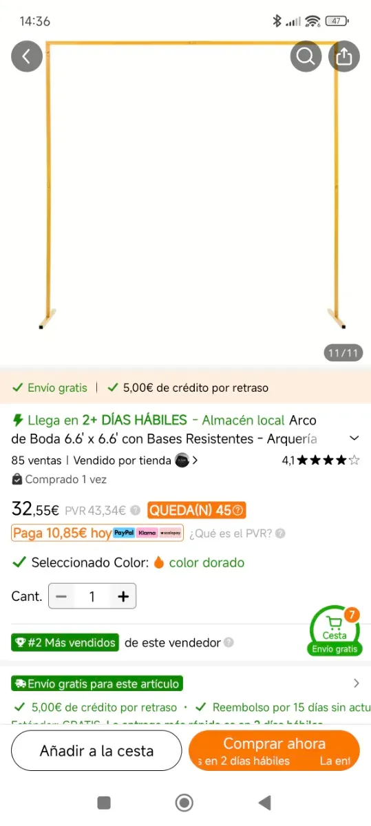 2 Supporti per Decorazioni Matrimoni Compleanni in Metallo