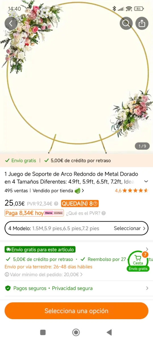 2 Supporti per Decorazioni Matrimoni Compleanni in Metallo