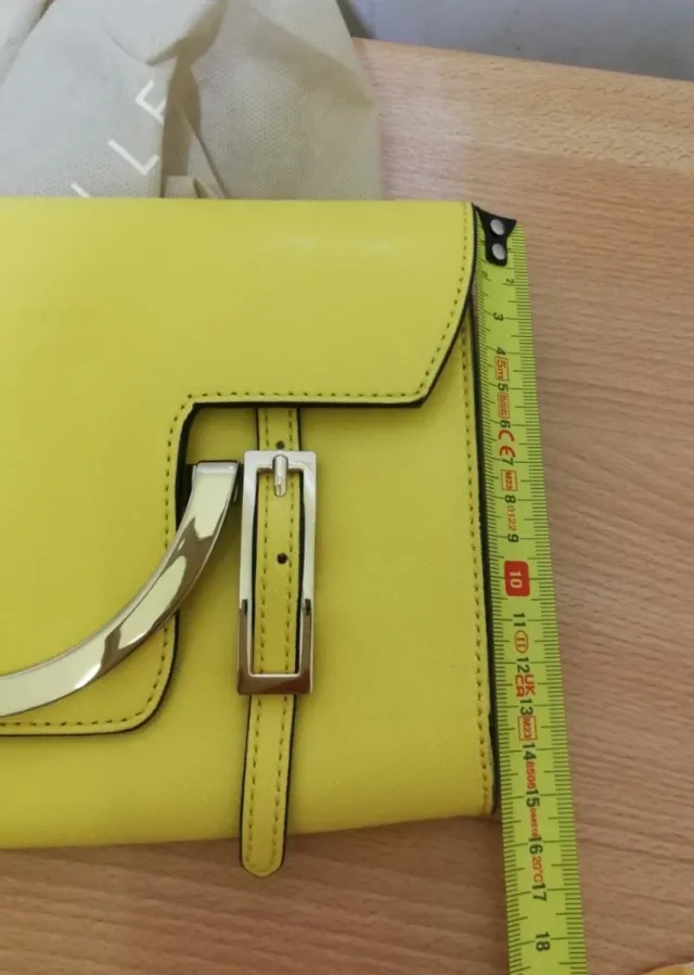 Borsa Coccinelle Saffiano Gialla