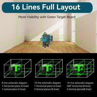 Nivel Láser 16 líneas nuevo