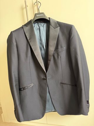 Massimo Dutti Smoking Azul Oscuro