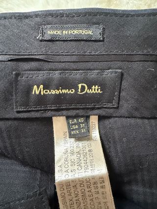 Massimo Dutti Smoking Azul Oscuro