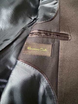 Massimo Dutti Smoking Azul Oscuro