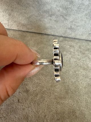 Anillo Plata Ley 925 Zirconia Multicolor