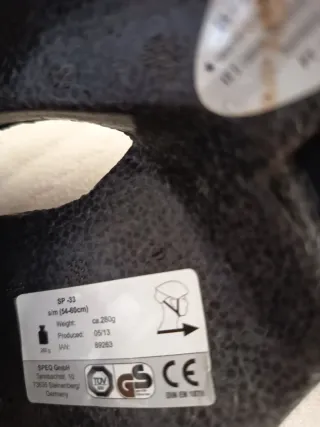 Casco bicicleta morado Crivit