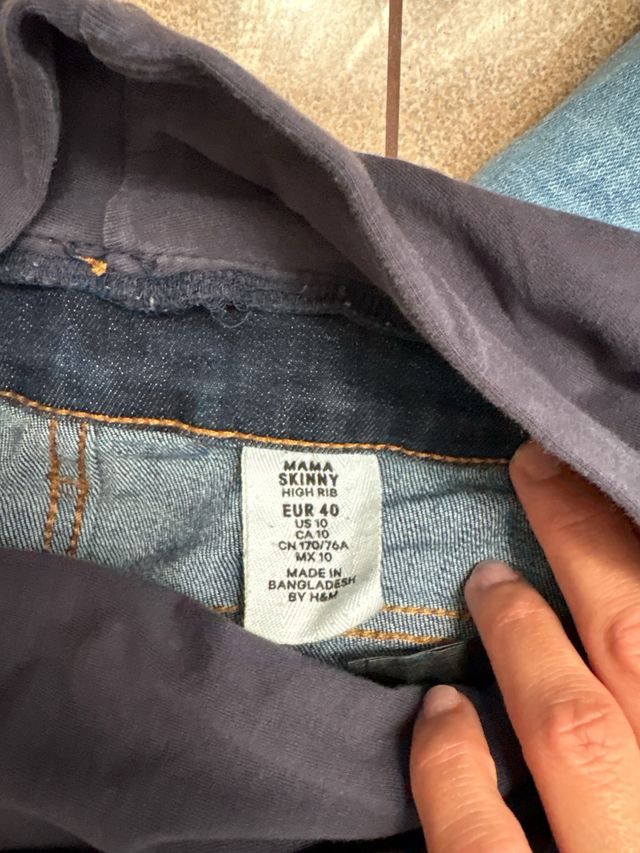 Lote Ropa Embarazada Negro y Azul