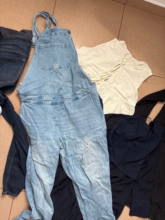 Lote Ropa Embarazada Negro y Azul