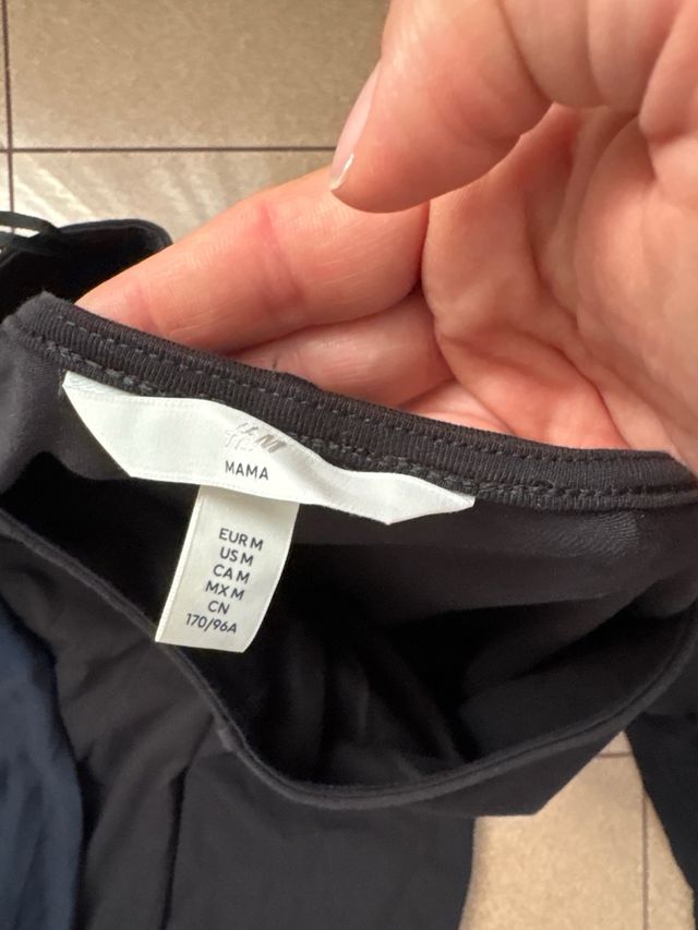 Lote Ropa Embarazada Negro y Azul