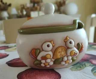 Formaggiera Thun con uccellini e limone