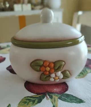 Formaggiera Thun con uccellini e limone