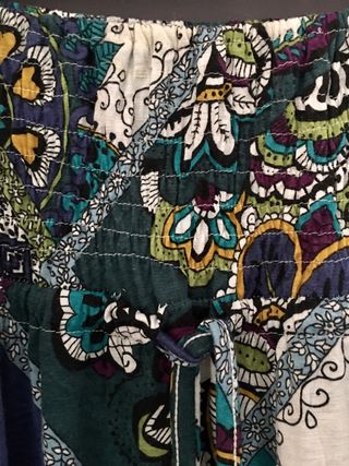 Vestido largo estampado boho y fular