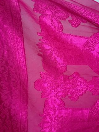 Vestido largo estampado boho y fular