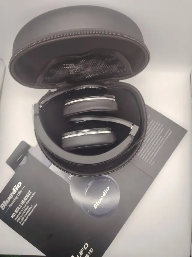 Auriculares Bluedio UFO Negro/Plata