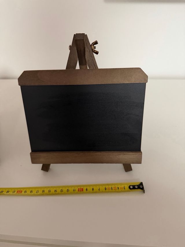 Pizarra decorativa de madera