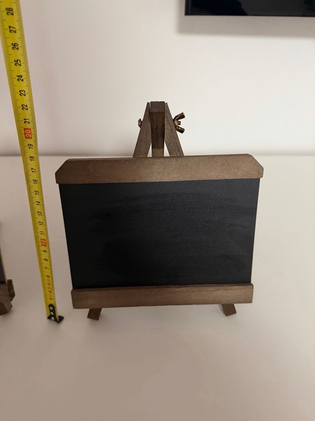 Pizarra decorativa de madera