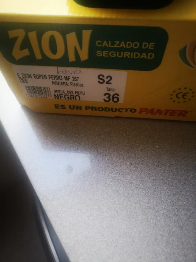 Zapatos de Seguridad Panter de mujer Número 36